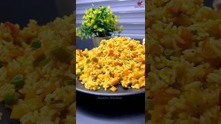 🫕 Fried rice in healthy way | Masala Rice recipe | Lunch box recipe @kasthukitchen2001 #shorts