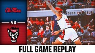 Ole Miss vs. NC State Full Game Replay | 2024-25 ACC Women's Basketball