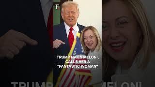 US President Trump Meets Italy's PM Giorgia Meloni at White House  | N18G
