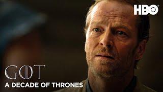 A Decade of Game of Thrones | Iain Glen on Jorah Mormont (HBO)