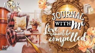 ASMR 🪑Aesthetic Journaling Vintage Collage Scrapbooking | Journal With Me Relaxing & Calming 