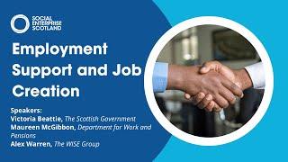 Employment Support and Job Creation | Webinar Recording