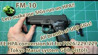 Frog Manual #10 - FE HPA conversion kit for P226 / 228/ 229 Tokyo Marui system HPA GBB Pistol