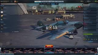 World of Warplanes |13 Kills | Tier V British Hurricanes IID and MK II Multirole Fighters.