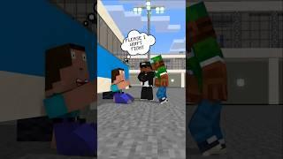 HELP Herobrine To Protect His Friend #friendship #shorts #trending #anime