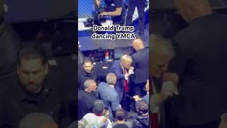 President Donald Trump and his legendary YMCA dance at UFC 309 #shorts