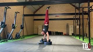 Db Deficit strict HSPU   Gymnastics Programming