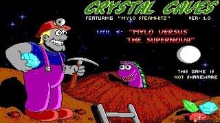 Crystal Caves 3 gameplay (PC Game, 1991)