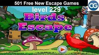 [Walkthrough] 501 Free New Escape Games level 229 - Birds escape - Complete Game