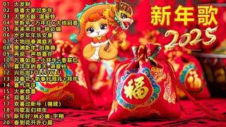 2025新年歌  2025传统新年歌曲 新年最佳歌曲 2025年2025必聽賀歲金曲  Chinese New Year Song 2025