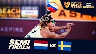 Boermans/de Groot vs. Åhman/Hellvig - Semi Final Highlights | Doha Finals 2024 #BeachProTour