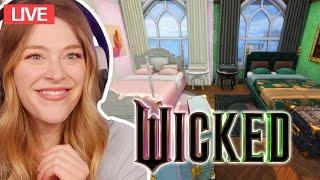 creating a WICKED themed apartment in the sims 4