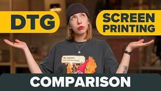 DTG vs. Screen Printing: Which T-Shirt Printing Method Is Best?