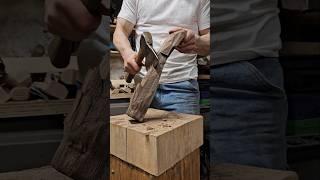 Carving an XL walnut serving spoon. #carving #woodworking #wood #spoon #diy #handmade #handtools