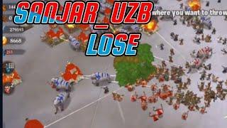 War of kings ||  INDIAN Vs SANJAR UZB || 1V1 gameplay @CRAZYSKwarofkings