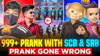 999+ PRANK WITH SRB & SCB PRANK GONE WRONG  TELUGU FREEFIRE INDIA 