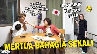 BIKINKAN KEJUTAN ULTAH UNTUK MERTUA JEPANG ! BIKIN DIA SALAH TINGKAH ! ;d!