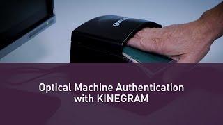 KINEGRAM for Optical Machine Authentication (OMA)