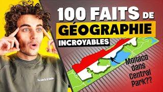 100 faits géographiques incroyables que tu ne connaissais pas !