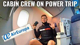 NOT NICE - CABIN CREW ON POWER TRIP!