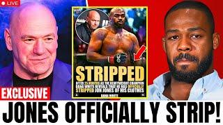 1 MINUTE AGO: DANA WHITE OFFICIALLY STRIPS JON JONES — "YOU'RE FU*KING DONE, B*TCH!"