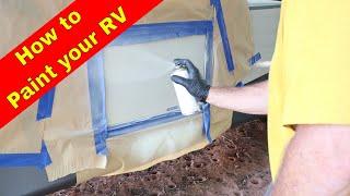 DIY Spray Painting Our New RV