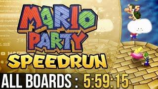 [WR] Mario Party All Boards Speedrun (Normal) in 5:59:15