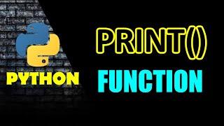 print function in python - All arguments explained