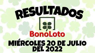 RESULTADO BONOLOTO DEL MIÉRCOLES 20 DE JULIO DEL 2022