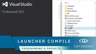 Compiling a CRYENGINE Project from a generated solution