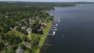 Chautauqua Institution and lake.