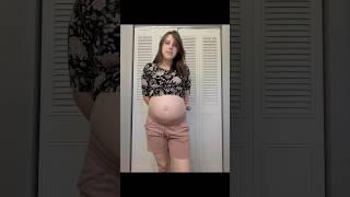 Huge Pregnant Belly Time Lapse #bellyprogression