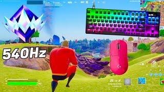 SteelSeries Apex Pro TKL ASMR  Solo Gameplay  Satisfying Keyboard Fortnite 360 FPS 4K