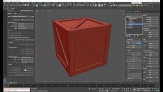 3DS Max Low Poly Wood Crate