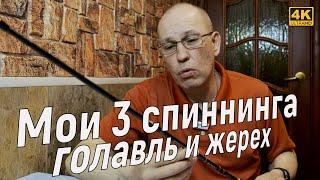 Мои 3 спиннинга для ловли голавля и жереха