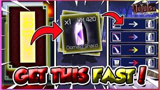 Jujutsu Infinite How To Get Domain Shard Fast + Full Guide! (CODES)