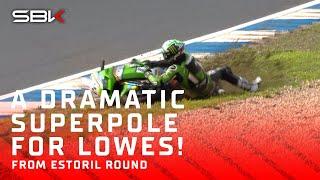 First flying lap for Alex Lowes ends in the gravel!  | #EstorilWorldSBK 