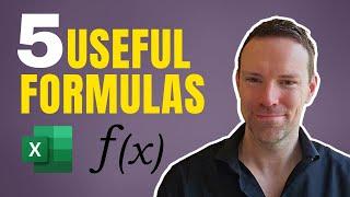 5 super useful formulas in Excel