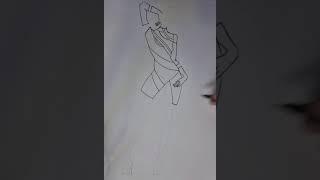 Fashion illustration tutorial / sketching / moda illüstrasyonu #shorts