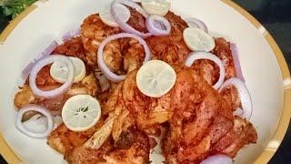 Oil Free Diet BBQ at Home Without Grill /Chicken Tikka Recipe/  Zahida in kitchen