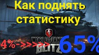 Как поднять стату в word of tanks blitz,как поднять процент побед,используй голду