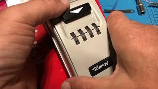 Вскрытие бокса для ключей master lock 5424D