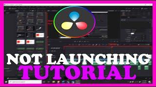 Davinci Resolve – Fix Not Launching – Complete Tutorial