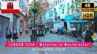 Gibraltar Walking Tour 2024 - Main Street on a Weekday Morning in September【4K HDR 60fps】