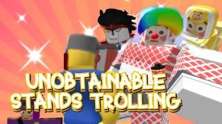 NOOB GETTING UNOBTAINABLE/ADMIN? STANDS FROM ARROW TROLLING | A bizarre Day Modded