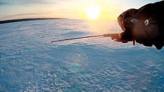 Ловля окуня в глухозимье! Зимняя рыбалка в мороз. Рыболовные рассказы