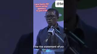 Cosmas maduka gave Stanley 150m