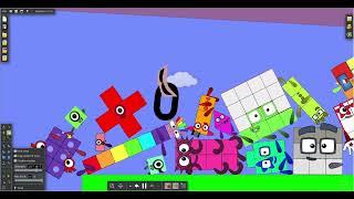 Numberblocks Challenge (36): Who can Last the Falling Boxes?