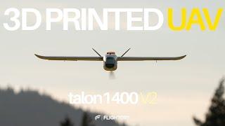 Flying a 3D Printed Fixed Wing Drone | Talon 1400 V2