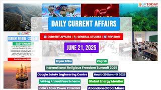 GKToday Current Affairs  21 June, 2025